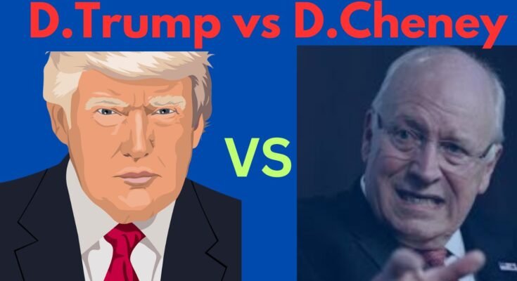 former President Donald Trump against former Vice President Dick Cheney